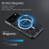 Magsafe echte Kohlefaser für iPhone 17 Pro Max 17 Air 17 Pro 17 Handyhülle magnetische Aufladung PC + TPU stoßfeste Schutzhülle 2