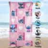 Stich Handtuch Sauna Reise Strand Handtücher Baumwolle Mikrofaser Zubehör Für Zuhause Nette Zimmer Dekor Set Schnell Trocknend Bequeme Handtuch 5