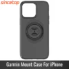 Stoßfeste Hülle für iPhone 17/16/15/14Plus/13/12/11Pro/Xs Max/XR Quick Mount Handyhülle mit Adapter für Garmin Fahrradhalter