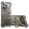Eary Z-förmige rahmenlose Handyhülle für iPhone 17 Pro Max 17 Air 16 15 14 13 Magsafe Aluminium Metall magnetisch 360 ° Rotationsständer