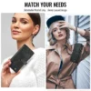 Passend für iPhone 17 Air, 17 Pro Leder-Brieftaschen-Hülle, Flip-Cover [Kartenhalter [Ständer], stoßfester Schutz für iPhone 17 Pro Max, 17 3