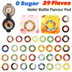 Wasser flasche Aroma Pod kreative Geschmack Duft kapseln 0 Zucker in aromatisierten Trink flasche mit Duft trinken mehr Wasser verwendet