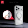 Xundd für iPhone 17 Pro Max Hülle für iPhone 17/17 Pro Transparente Hülle mit 360° ° Rotierende magnetische Ständerschale, passend für MagSafe 4