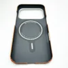 Matte echte Aramid-Kohlefaser-Magnetabdeckung für iPhone 17 Pro Max 17 Pro Magsafe Matte Webgitter Kugelsichere Rückseite 5