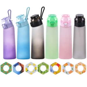 10–1 Stück Wasserflasche, Luftgeschmackschoten, 0, Zucker-Luftschoten für Wasserbecher, Tritan-Wasser-Trinkflasche aus Kunststoff, Flawour-Geschmackschoten