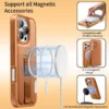 2-in-1 magnetische Leder-Geldbörsen-Handyhülle für iPhone 17 Air 16E 16 Pro Max 15 Plus 14 13 12 Handgelenkschlaufe Kartenfächer Abdeckung Hoesje 3