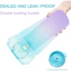 650 ml Sport-Luft-Wasserflasche, BPA-frei, Fruchtduft-Pads, Luftgeschmackskappen, auslaufsicherer Sport-Wasserbecher für Outdoor-Lauf-Fitnessstudio 4