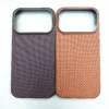 Matte echte Aramid-Kohlefaser-Magnetabdeckung für iPhone 17 Pro Max 17 Pro Magsafe Matte Webgitter Kugelsichere Rückseite 2