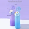 650 ml Wasserflasche mit Duftgeschmack, auslaufsichere Luft-Wasserflasche mit 7 Fruchtduftkapseln, Wasserbecher für Outdoor-Sport und Fitness 5