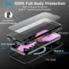 IP68 Waterproof Magnetic Case For iPhone 17 16e 16 15 14 13 Air Pro Max Protector Full Body Protective Dustproof Phone Case 6