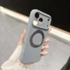 360 Grad drehbare magnetische Flüssigkeitsdämpfungs-Ständer-Telefonhülle für iPhone 17/16/15/14 Pro Max mit Lochschutz 6