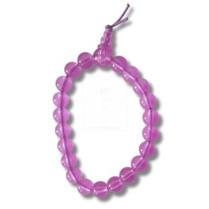 Schlichtes Elastikarmband in glänzendem Pink