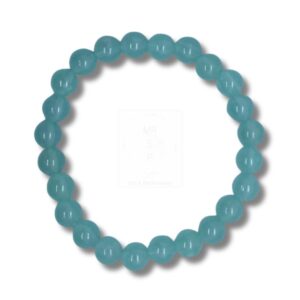 Leuchtperlenarmband in Türkis – Handgefertigtes Schmuckstück