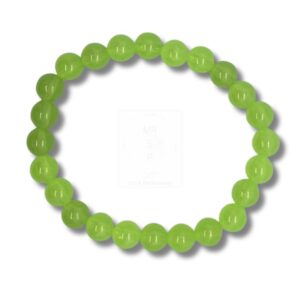 Leuchtperlenarmband in Hellgrün – Frische Eleganz in Handarbeit