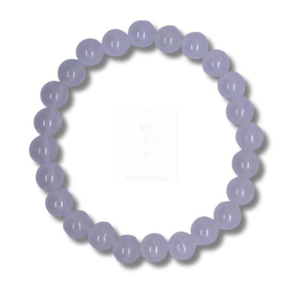 Hellgraues Leuchtperlenarmband – Dezente Eleganz