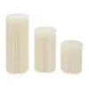 3PCS Hochzeit Party Blumenständer Zylinder faltbar Karton Herzstück Dessert Tisch Säulen Display Ständer 40cm-100cm 5