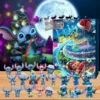 Disney Weihnachts stich Mickey Mouse Geschenk box Kinder 24 Tage Weihnachten Advents kalender Spielzeug Geschichte Yoda Anime Figur Spielzeug Kinder Geschenk 2