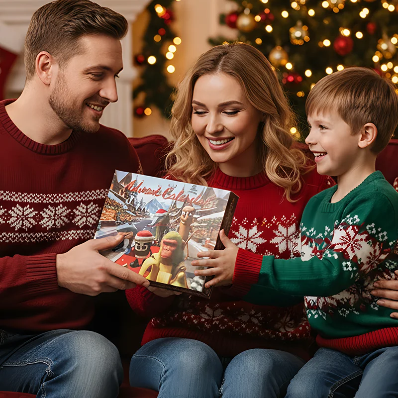 2026 Brainrot Weihnachten Adventskalender Weihnachten Tung Tung Sahur Tralalelo Tralala Weihnachten Countdown Adventskalender Geschenk 24P 6