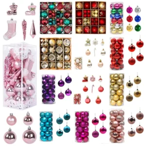 Neue Weihnachten 2025, Kugeldekorationen, dekorative Weihnachtsbaumschmuck, Kugel, Weihnachten, hängende Baumanhänger, Zuhause, Party, Gastgeschenk