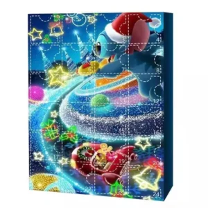 Disney New Christmas Halloween Stich Puppe Advents kalender Geschenk 24 Tage Countdown kommt Geschenke angenehm überrascht Blind Box Spielzeug