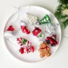 6/9PC set Weihnachten Glas Anhänger Santa Claus Decorati Atmosphäre für Weihnachten Baum Anhänger DIY Home DecorArrangement geschenk Box 2026 5