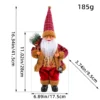 1 ~ 4PCS 2025 Weihnachten Dekoration für Zuhause Santa Claus Plüsch Puppe 30cm Navidad Party Decor Weihnachten ornamente Neue Jahr Geschenk 6