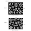 1/2/4PCS New Year wallpaper Christmas Glitter Snowflake Window Sticker electrostatic Wall Stickers Snowflake Door Glass Decor 3