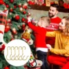 Weihnachten Ornament Metall Haken Silber Gold Weihnachten Baum Ball Hängen Kleiderbügel DIY Home Party Dekoration Weihnachten Anhänger Haken 5