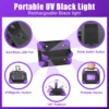 1/2 PCS LED UV Schwarz Lichter Arbeit Licht Bühne Schwarzlicht Ultraviolett Flut Effekt Licht für Halloween Weihnachten Dance DJ Disco Party 6