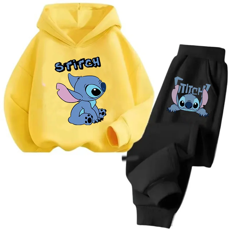 Manga Kinder Hoodies Stich Kawaii Pullover Sweatshirt Anime Trucksuit Manga Cartoons Mädchen Junge Kinder Herbst Casual Kleidung 6
