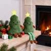 Weihnachtsbaum-Dekoration, Anhänger, niedlicher Plüsch, Weihnachtsbaum-Puppe für Schrank, Tischdekoration, Zuhause, Party, Dekoration, Geschenke, Avocado-Puppe