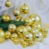 Weihnachtskugeln Gold Silbrig Rot Weihnachtsbaum Ornamente Weihnachten Hängender Baum Anhänger Home Party Weihnachtsbaum Kugeln Dekorationen