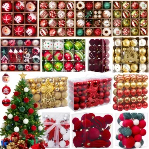Weihnachtskugeln Weihnachtsbaumschmuck Weihnachten hängende Baumanhänger Home Party Weihnachtsbaum Dekor Neujahr Geschenke Dekoration