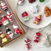 6/9PC set Weihnachten Glas Anhänger Santa Claus Decorati Atmosphäre für Weihnachten Baum Anhänger DIY Home DecorArrangement geschenk Box 2026 4