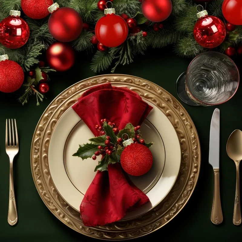 144/24 Stück Mini galvanisierte Weihnachtskugeln Set Weihnachtsbaum Anhänger Weihnachtskugel hängende Verzierung für Neujahr Party Home Decor 3