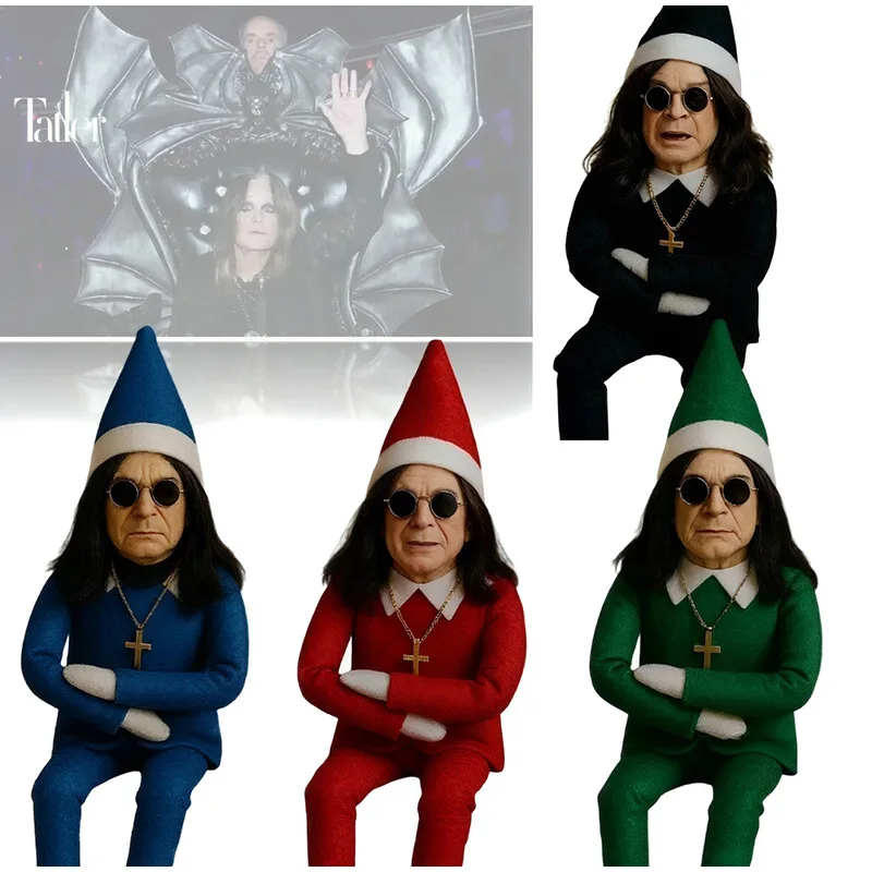 Neue Ozzy Weihnachten Elf Home Decor Pate Klassische Sitzhaltung Wohnzimmer Schlafzimmer Ornament Weihnachten Desktop Schreibtisch Zubehör 2