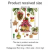 Weihnachten Glas Aufkleber Holzhaus Pinienkerne Winsow Aufkleber Glas Wand Dekor Frohe Weihnachten Aufkleber Frohes Neues Jahr 6