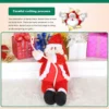 Frohe Weihnachten Hängen Santa Claus Klettern Seil Puppe Anhänger Weihnachten Baum Ornament Weihnachten Dekorationen Anhänger 3