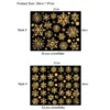 1/2/4PCS New Year wallpaper Christmas Glitter Snowflake Window Sticker electrostatic Wall Stickers Snowflake Door Glass Decor 2