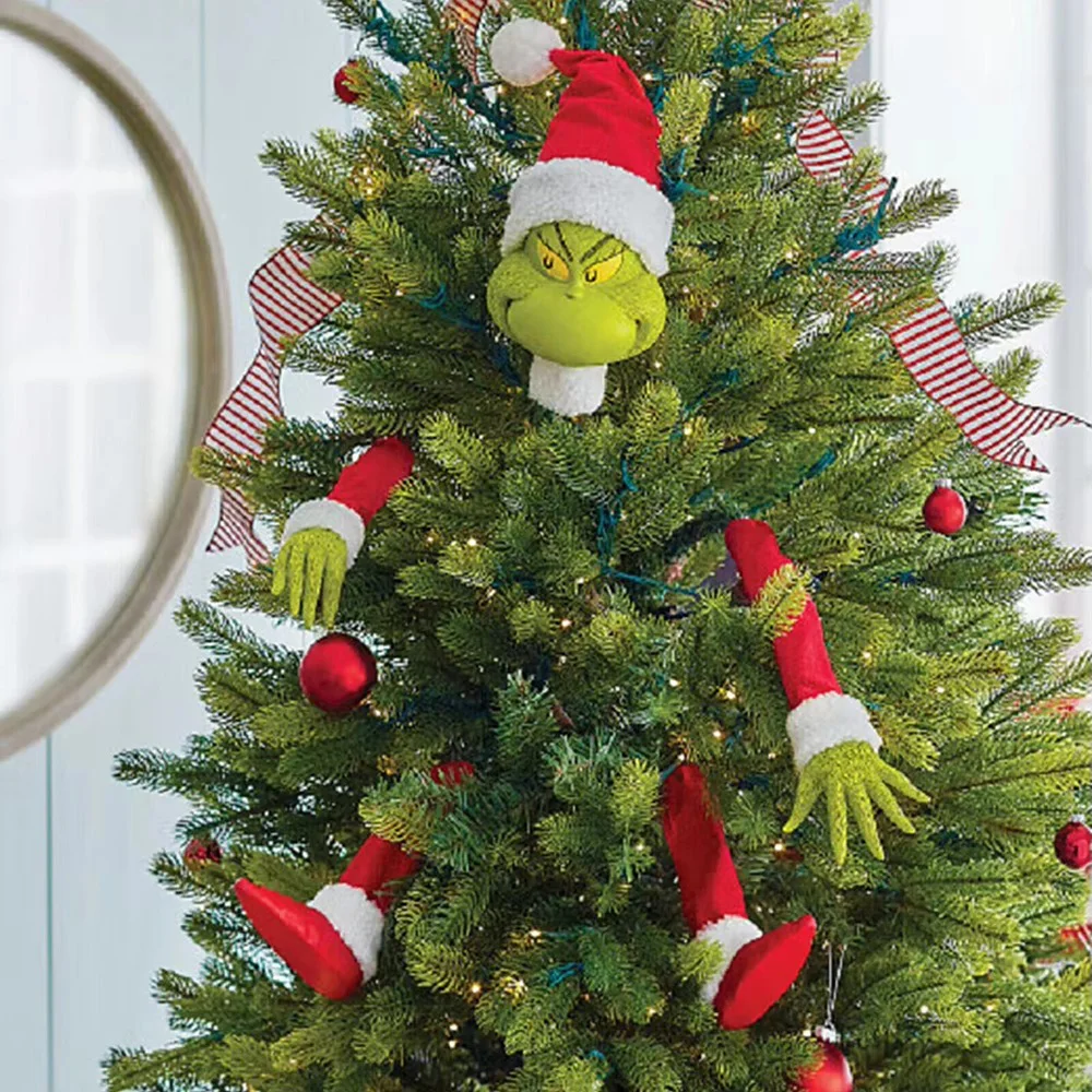5 stücke Weihnachten niedlichen Elf Puppe Plüsch Anhänger Weihnachts baum Ornament Geschenk Geschenk Geschenk Weihnachten Party Weihnachten Home Dekoration 4