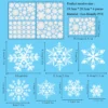 Weihnachten Schneemann Schneeflocke Weihnachtsmann Wandaufkleber Neujahr Glas Fenster Dekoration Wandbild Zimmer Home Decor Elektrostatische Aufkleber 3