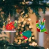 2/3 Set Acryl Grinch Weihnachtsbaumschmuck Grüne Puppenanhänger Weihnachtsbaumdekoration für drinnen/zuhause/party/geschenk 4