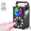 U'King 700W Nebelmaschine Drahtlose Fernbedienung Effekt Fogger 3in1 LED RGB Bühnenlicht Nebelmaschine DJ Disco Party Halloween
