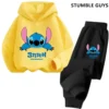 Disney Stitch Kinder Street Fashion Pullover Jungen Mädchen Tops Kinder Sport Trucks uit Pullover Outdoor Sport Sonic Hoodie 4