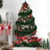 Weihnachten Lametta Bänder Girlande grünen Rohr Kranz Weihnachts baum hängen Anhänger Ornamente Hochzeits feier Wohnkultur Krapp Großhandel 4