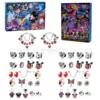 Neuer Stitch Mickey Weihnachts-Adventskalender Disney-Armbänder, 24-Tage-Weihnachts-Countdown-Kalender, DIY-Schmuckherstellungsset, Geschenke für Kinder 5