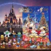 Weihnachts-Adventskalender-Blindbox, Disney „Lilo And Stitch“ Mickey Minnie Cartoon Kindergeschenke 24 zufällige Puppen 6