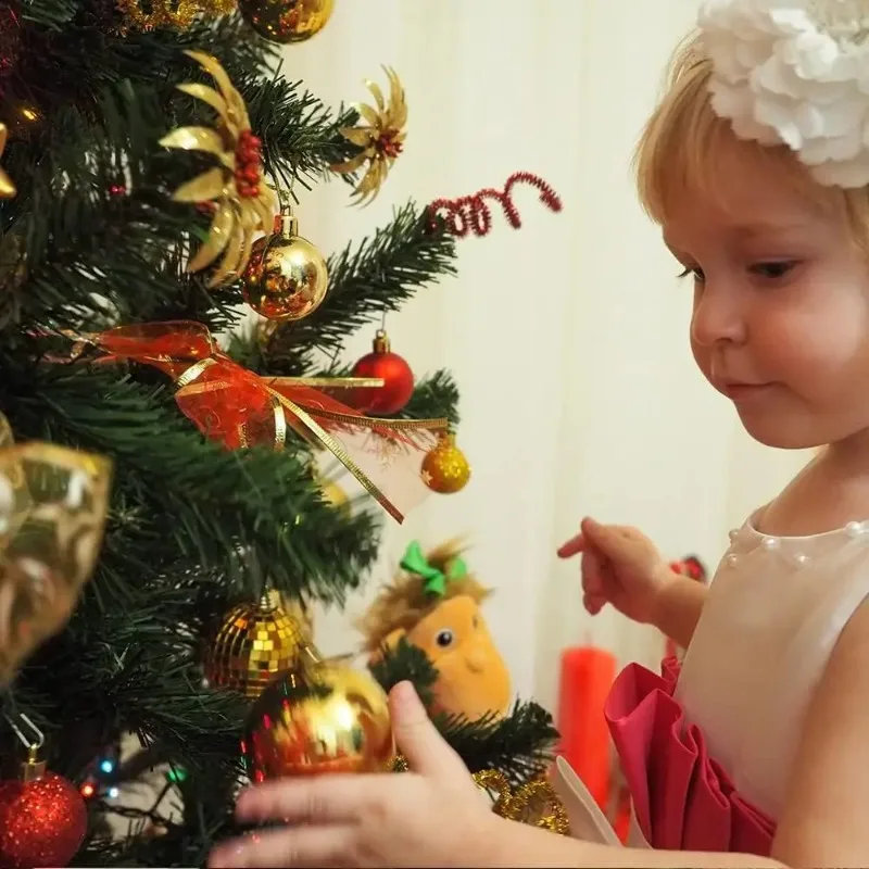 24–240 Stück 3 cm Weihnachtsbaum-Kugel-Ornamente, mehrfarbige Kugeln, Set für Urlaub, Party, Heimdekoration, Weihnachtsbaum-Dekoration 4