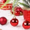 144/24 Stück Mini galvanisierte Weihnachtskugeln Set Weihnachtsbaum Anhänger Weihnachtskugel hängende Verzierung für Neujahr Party Home Decor 2