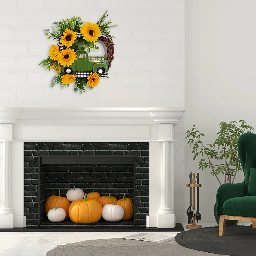 Weihnachts kranz für Haustür rot hängende Girlande Ornamente Weihnachts schmuck für Home Party Dekor 2024 Neujahr Navidad 6